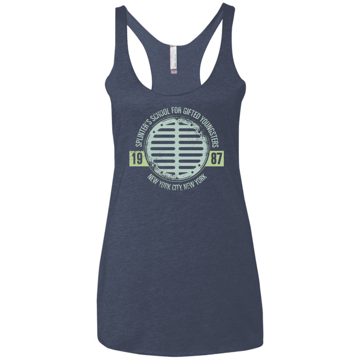 T-Shirts Vintage Navy / X-Small Splinters School Women's Triblend Racerback Tank