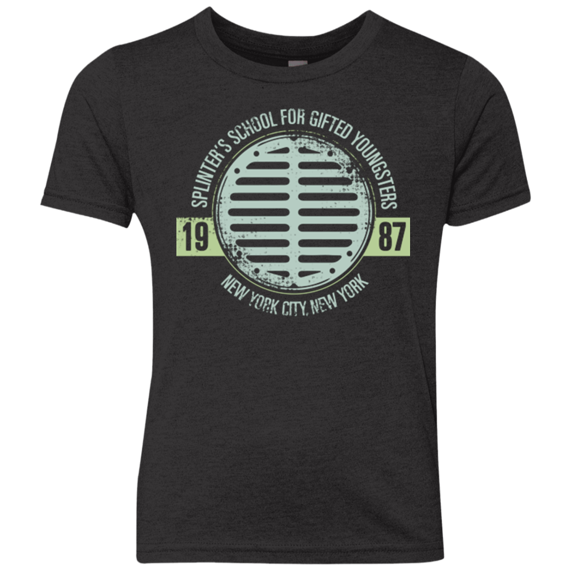 T-Shirts Vintage Black / YXS Splinters School Youth Triblend T-Shirt