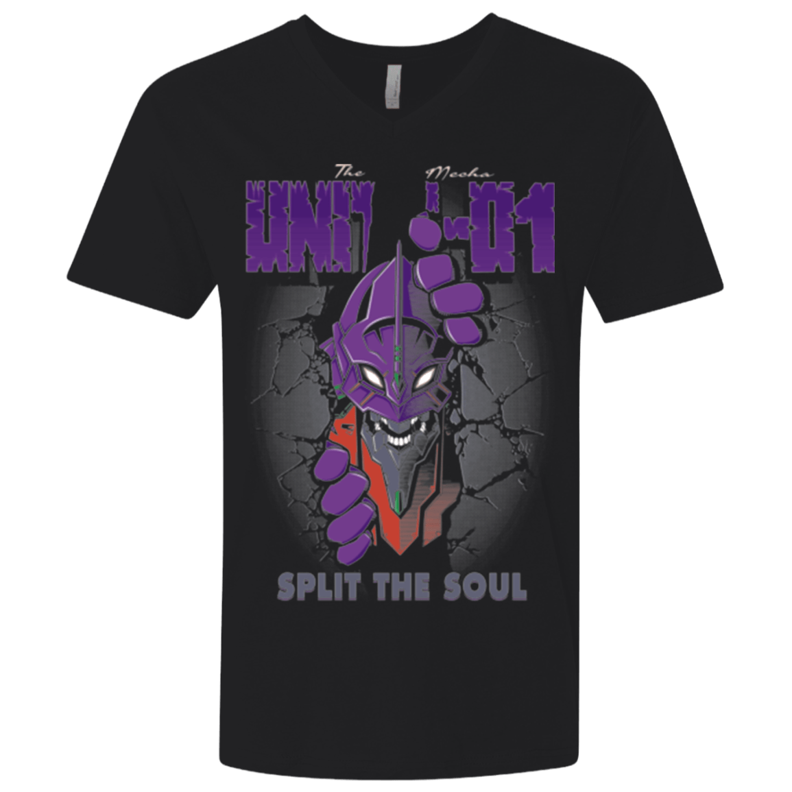 T-Shirts Black / X-Small Split the soul Men's Premium V-Neck