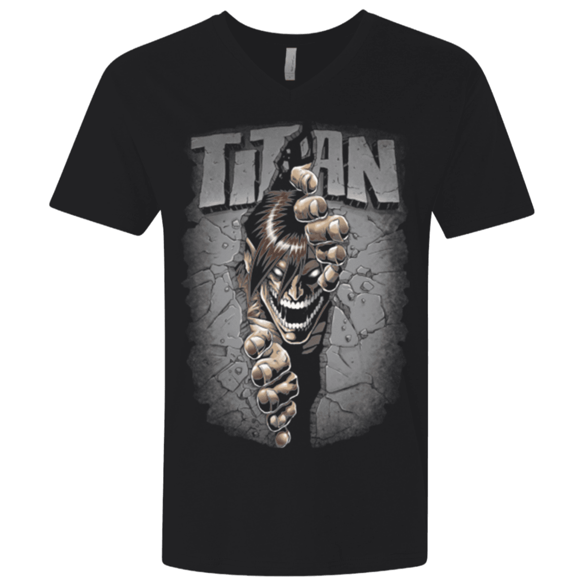 T-Shirts Black / X-Small Split Titan Men's Premium V-Neck