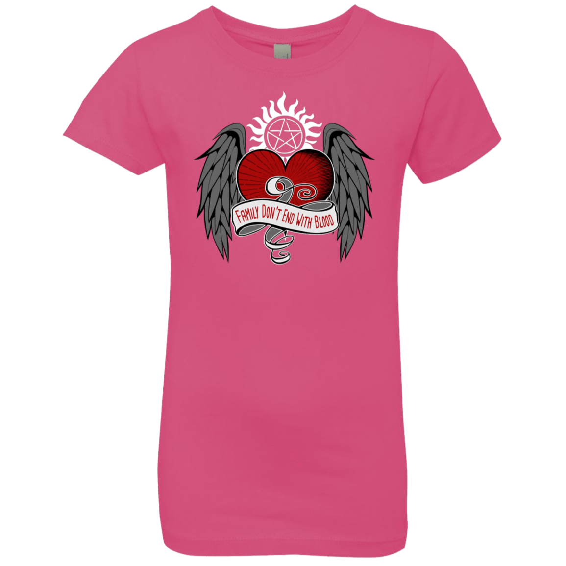 T-Shirts Hot Pink / YXS SPN Tattoo Girls Premium T-Shirt