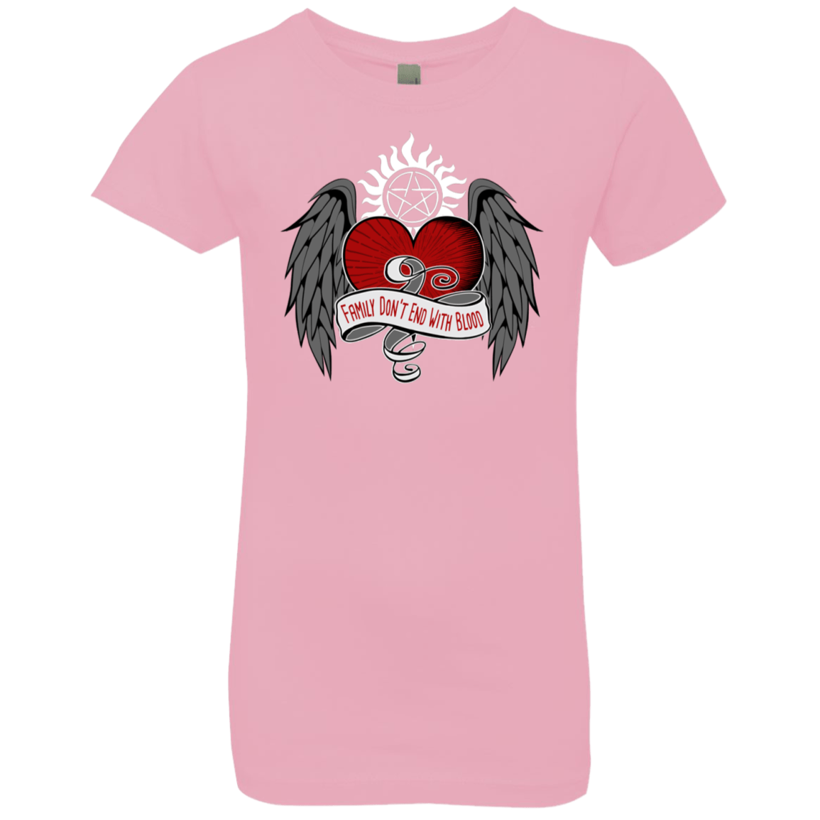 T-Shirts Light Pink / YXS SPN Tattoo Girls Premium T-Shirt