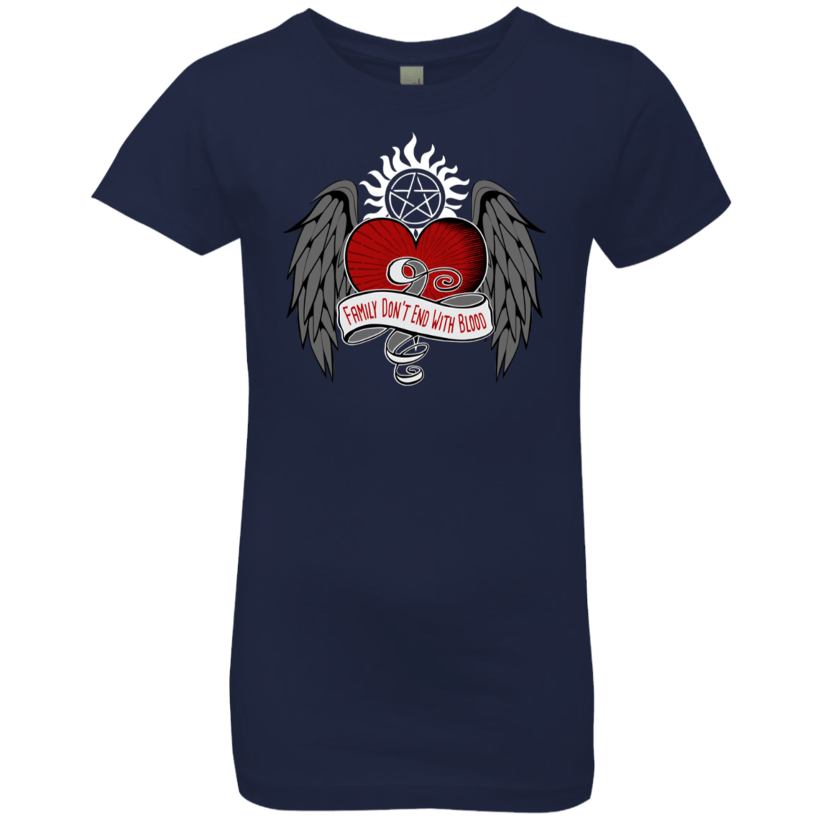 T-Shirts Midnight Navy / YXS SPN Tattoo Girls Premium T-Shirt
