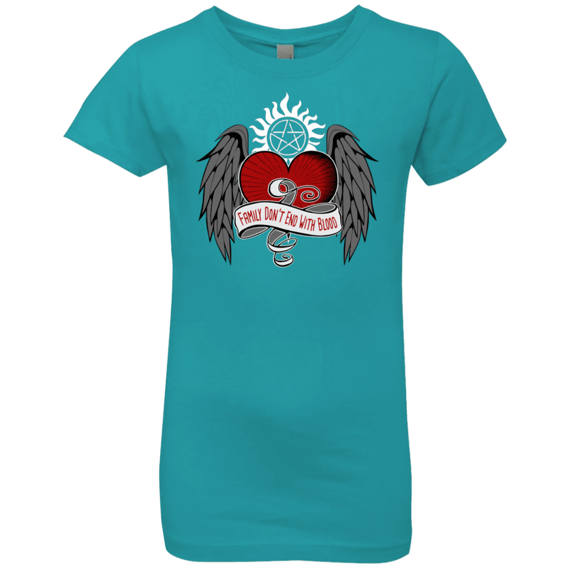 T-Shirts Tahiti Blue / YXS SPN Tattoo Girls Premium T-Shirt