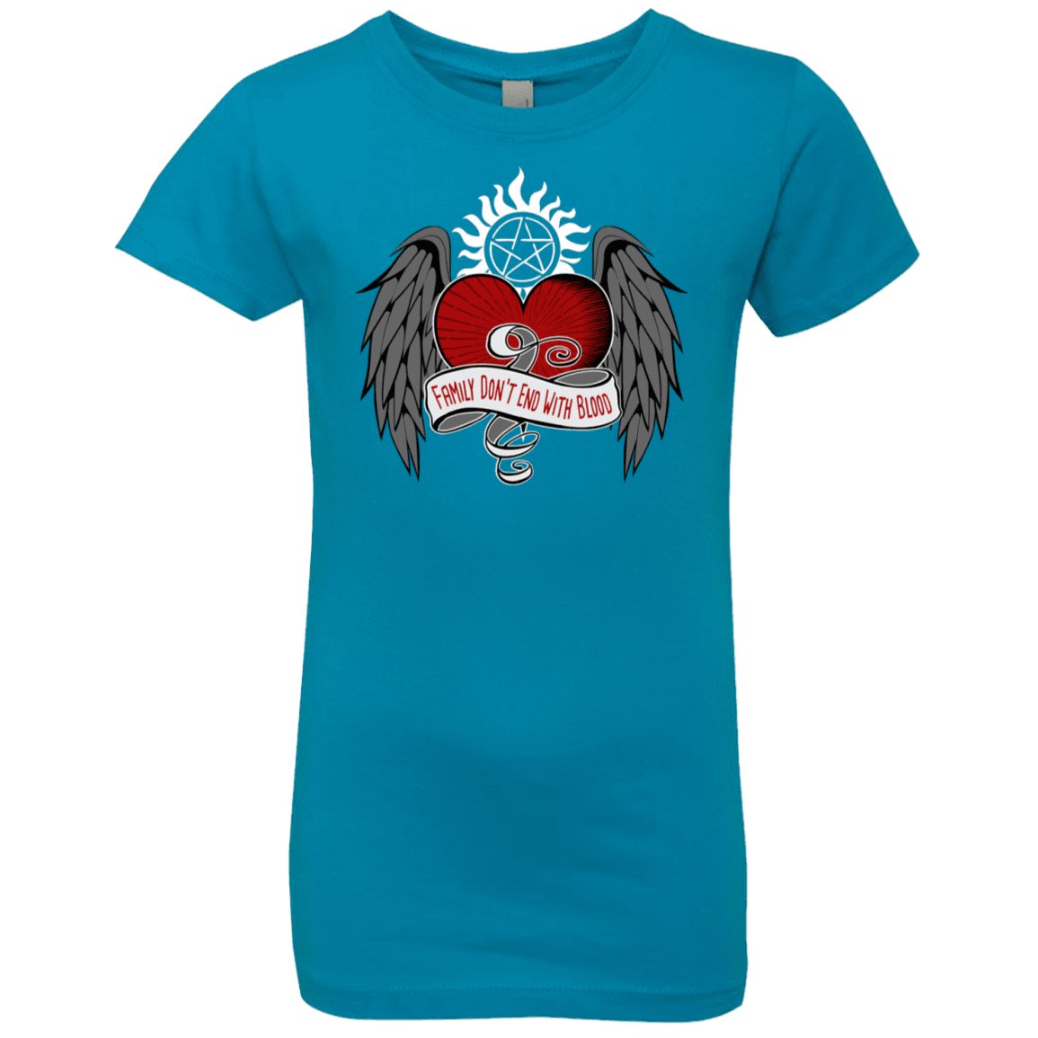 T-Shirts Turquoise / YXS SPN Tattoo Girls Premium T-Shirt