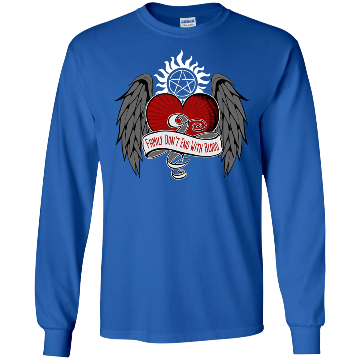 T-Shirts Royal / S SPN Tattoo Men's Long Sleeve T-Shirt