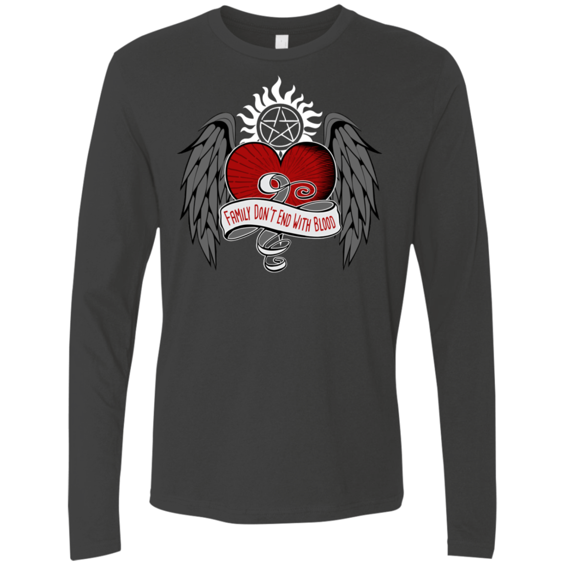 T-Shirts Heavy Metal / S SPN Tattoo Men's Premium Long Sleeve