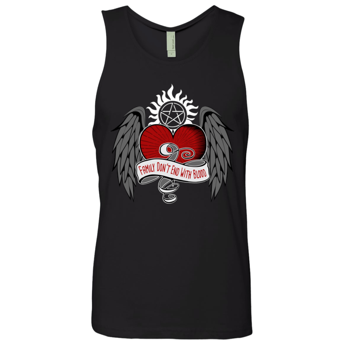 T-Shirts Black / S SPN Tattoo Men's Premium Tank Top