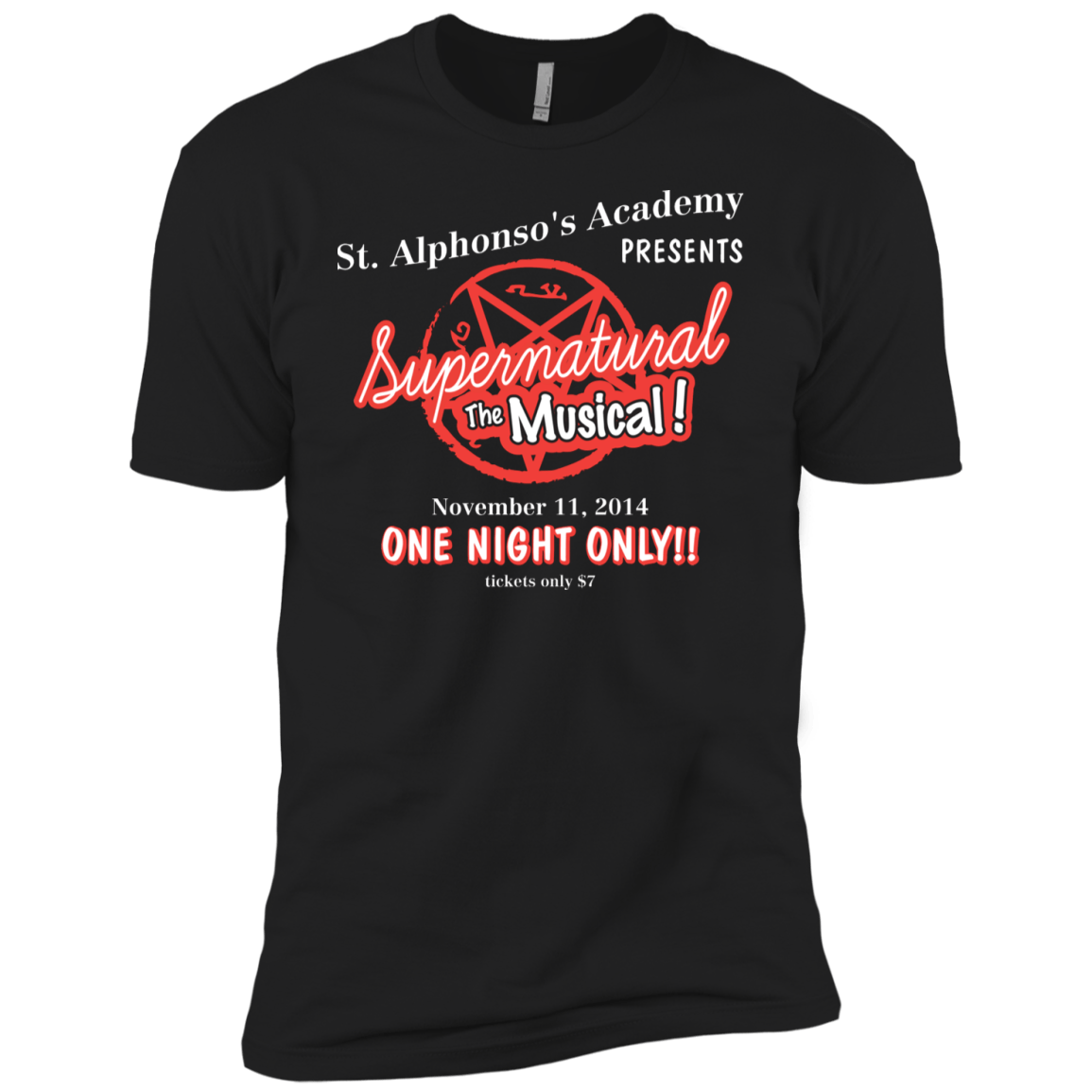 T-Shirts Black / YXS SPN The Musical Boys Premium T-Shirt