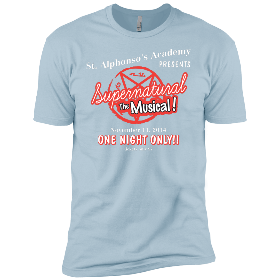 T-Shirts Light Blue / YXS SPN The Musical Boys Premium T-Shirt