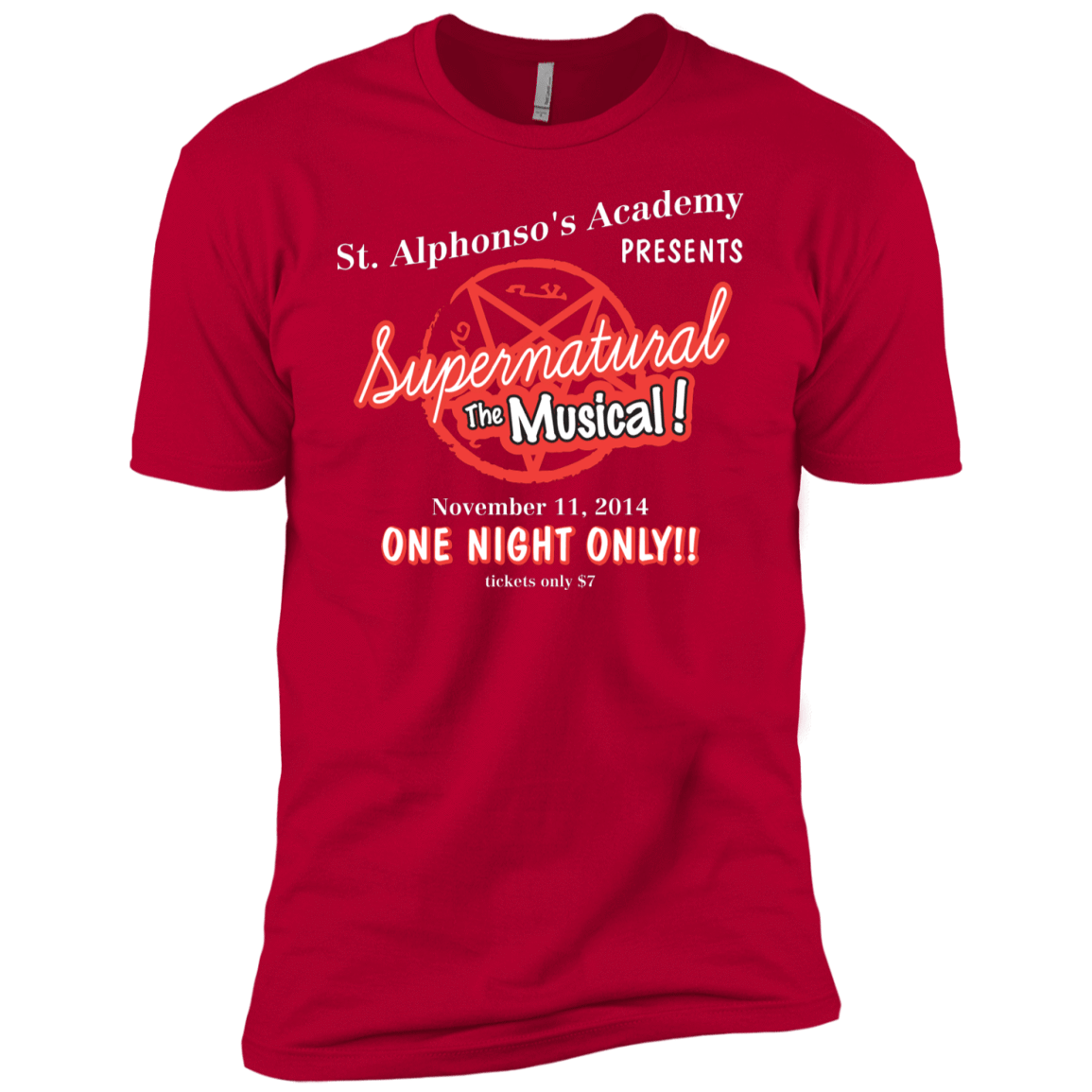 T-Shirts Red / YXS SPN The Musical Boys Premium T-Shirt
