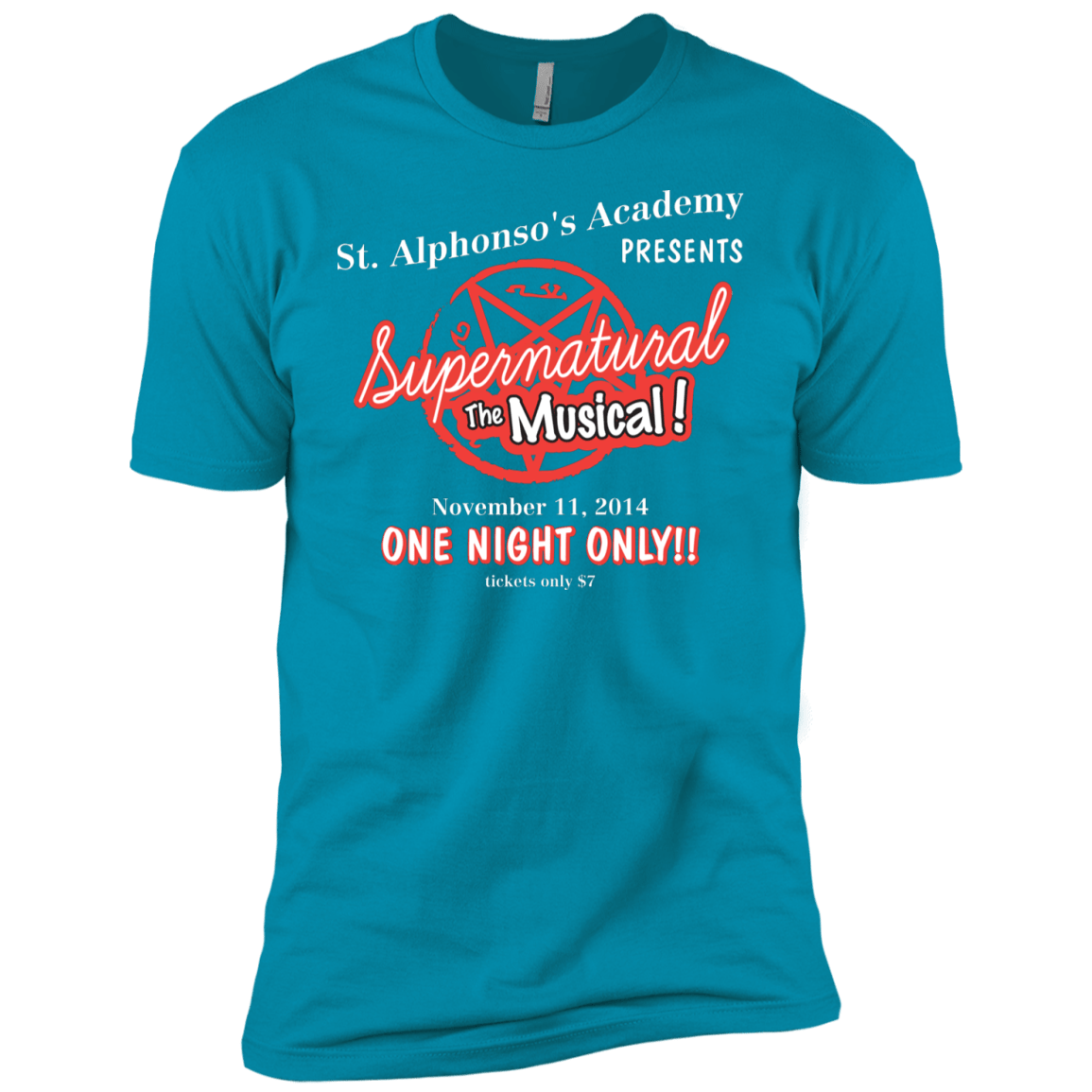 T-Shirts Turquoise / YXS SPN The Musical Boys Premium T-Shirt