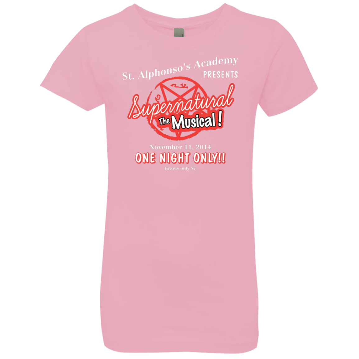 T-Shirts Light Pink / YXS SPN The Musical Girls Premium T-Shirt