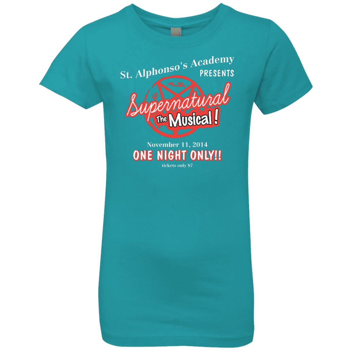 T-Shirts Tahiti Blue / YXS SPN The Musical Girls Premium T-Shirt