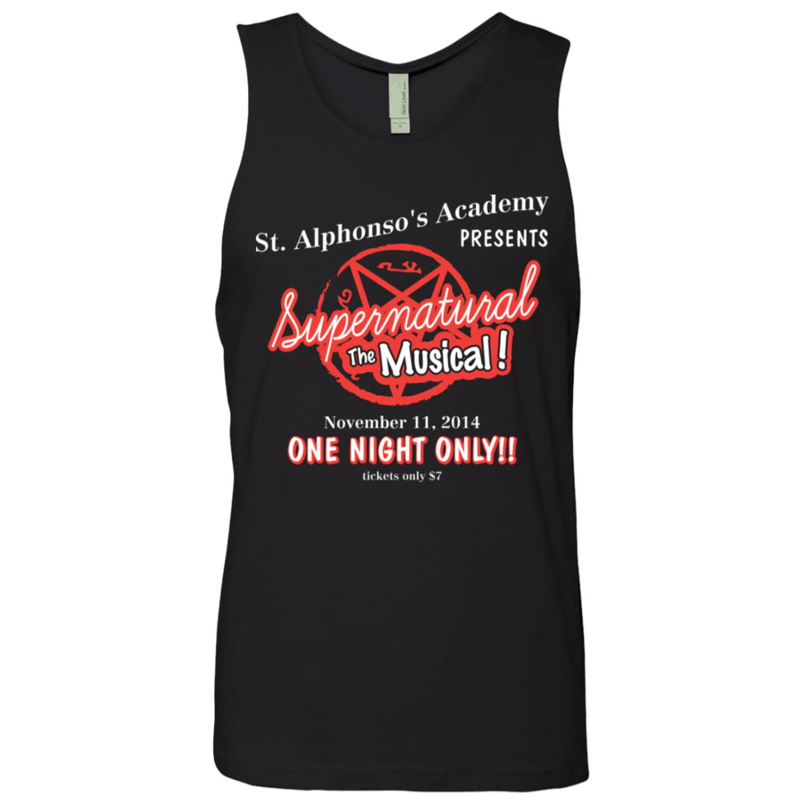 T-Shirts Black / S SPN The Musical Men's Premium Tank Top