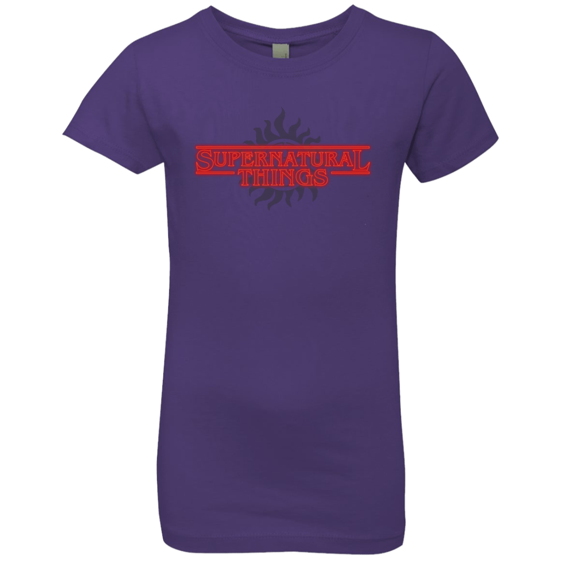 T-Shirts Purple Rush / YXS SPN Things Girls Premium T-Shirt