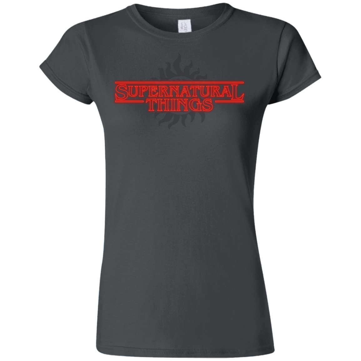 T-Shirts Charcoal / S SPN Things Junior Slimmer-Fit T-Shirt