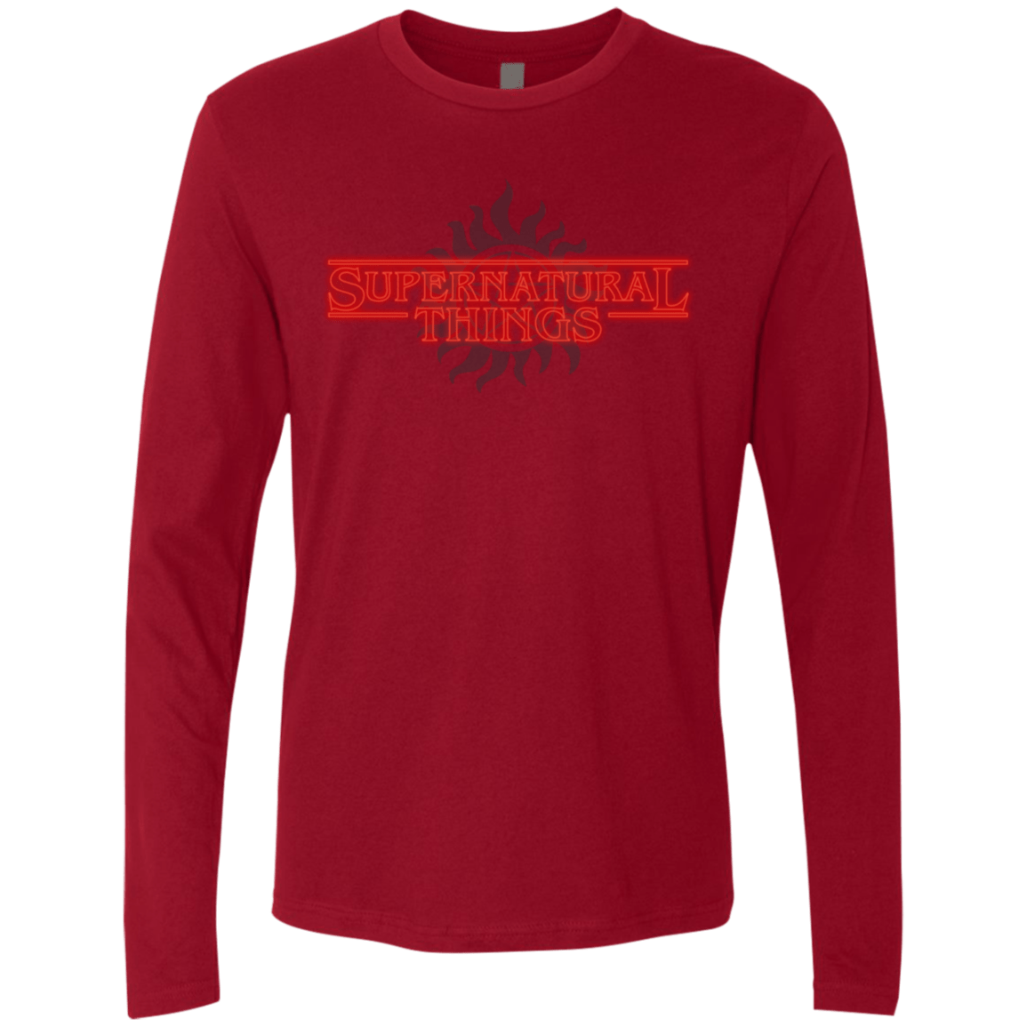 T-Shirts Cardinal / S SPN Things Men's Premium Long Sleeve