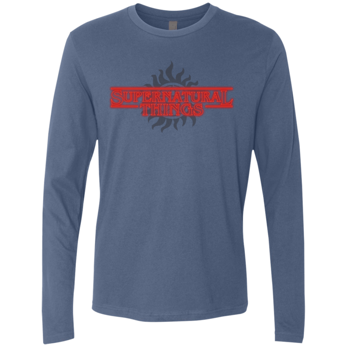 T-Shirts Indigo / S SPN Things Men's Premium Long Sleeve