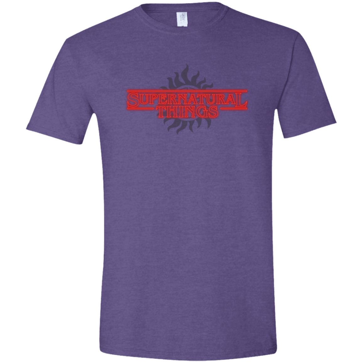 T-Shirts Heather Purple / S SPN Things Men's Semi-Fitted Softstyle