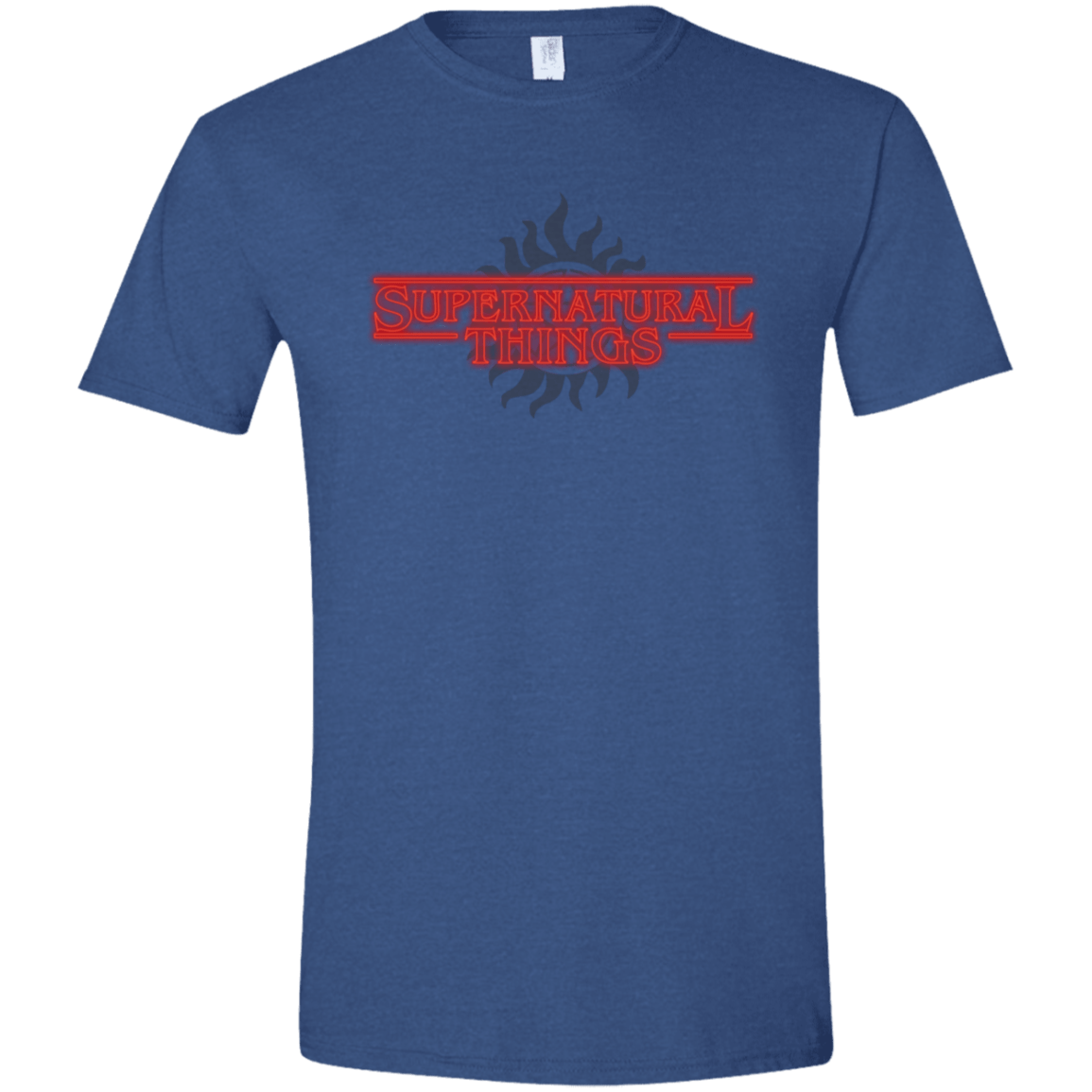 T-Shirts Heather Royal / X-Small SPN Things Men's Semi-Fitted Softstyle