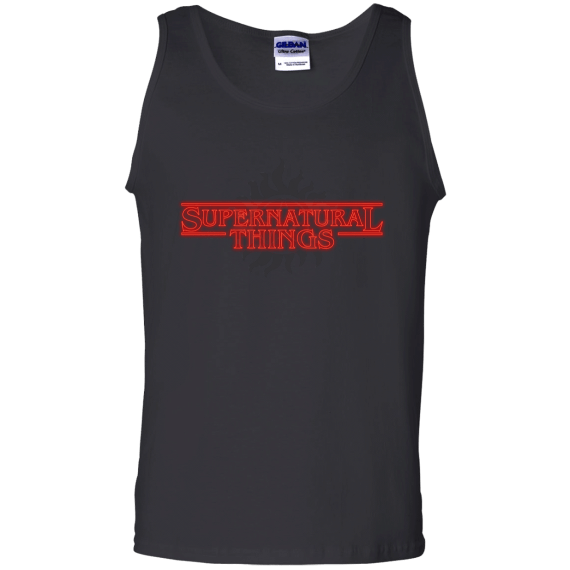 T-Shirts Black / S SPN Things Men's Tank Top