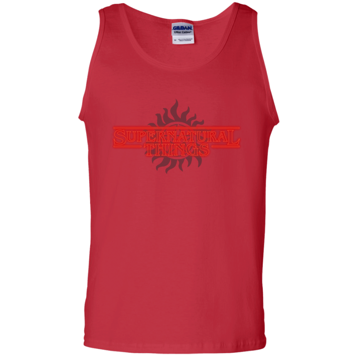 T-Shirts Red / S SPN Things Men's Tank Top