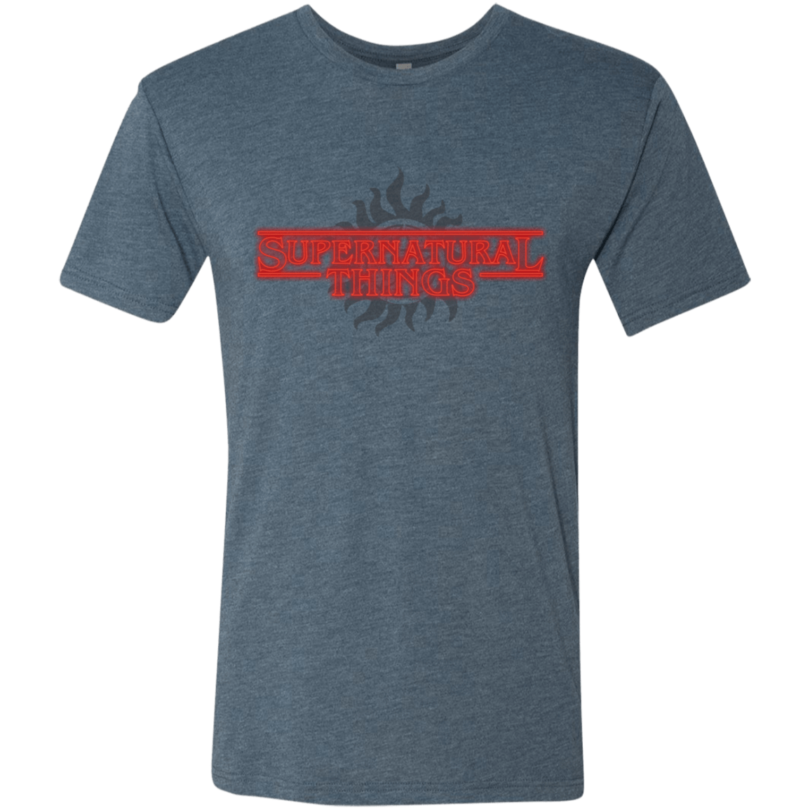 T-Shirts Indigo / S SPN Things Men's Triblend T-Shirt