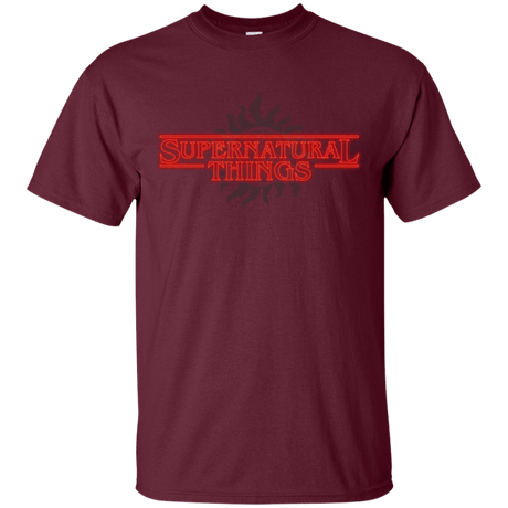 T-Shirts Maroon / S SPN Things T-Shirt