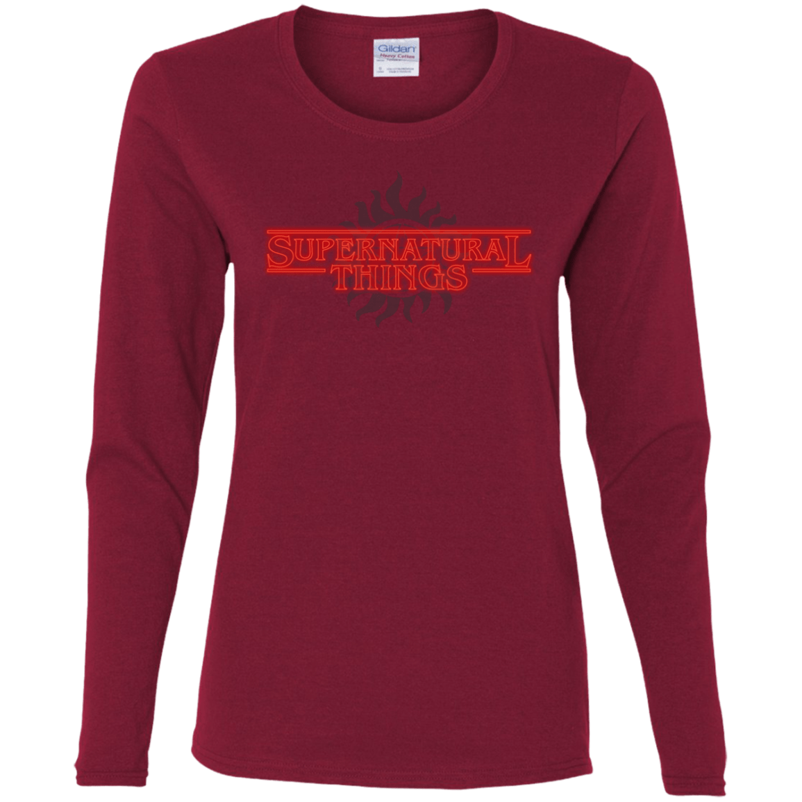 T-Shirts Cardinal / S SPN Things Women's Long Sleeve T-Shirt