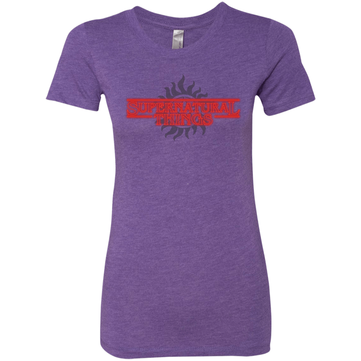 T-Shirts Purple Rush / S SPN Things Women's Triblend T-Shirt