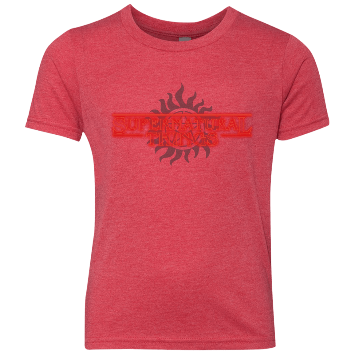 T-Shirts Vintage Red / YXS SPN Things Youth Triblend T-Shirt