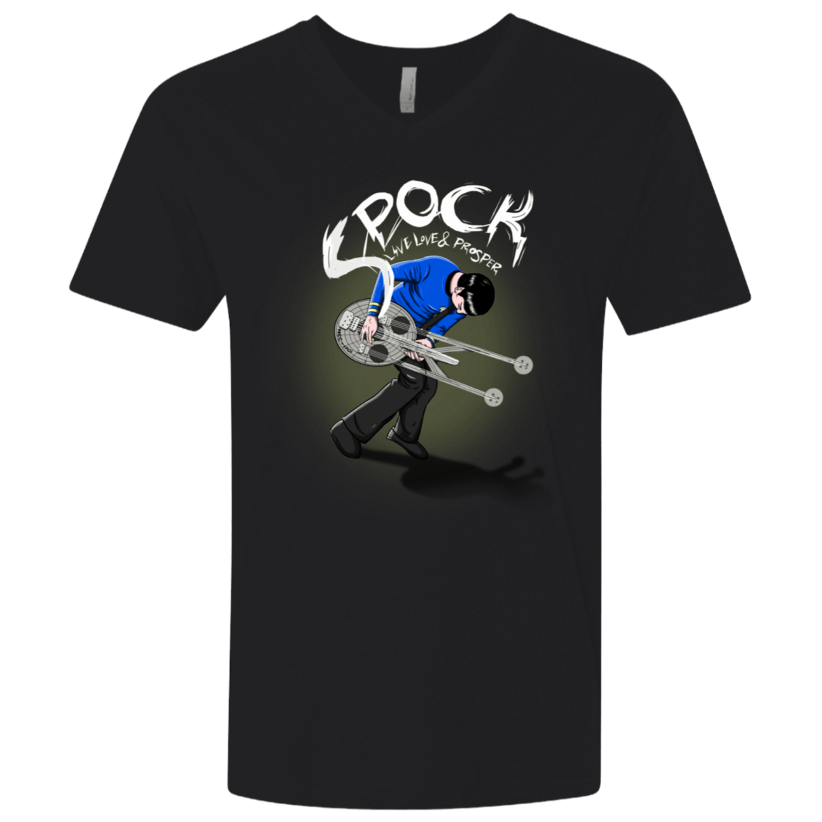 T-Shirts Black / X-Small Spock Pilgrim Men's Premium V-Neck