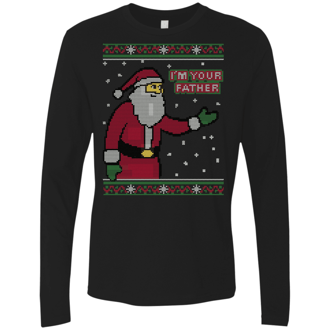 T-Shirts Black / Small Spoiler Christmas Sweater Men's Premium Long Sleeve