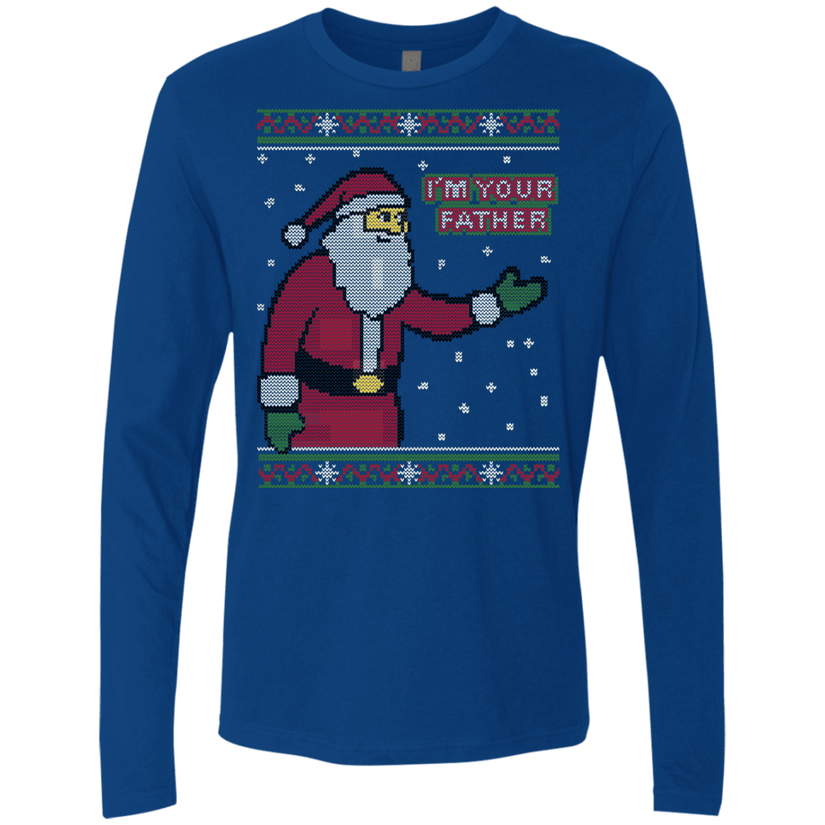 T-Shirts Royal / Small Spoiler Christmas Sweater Men's Premium Long Sleeve
