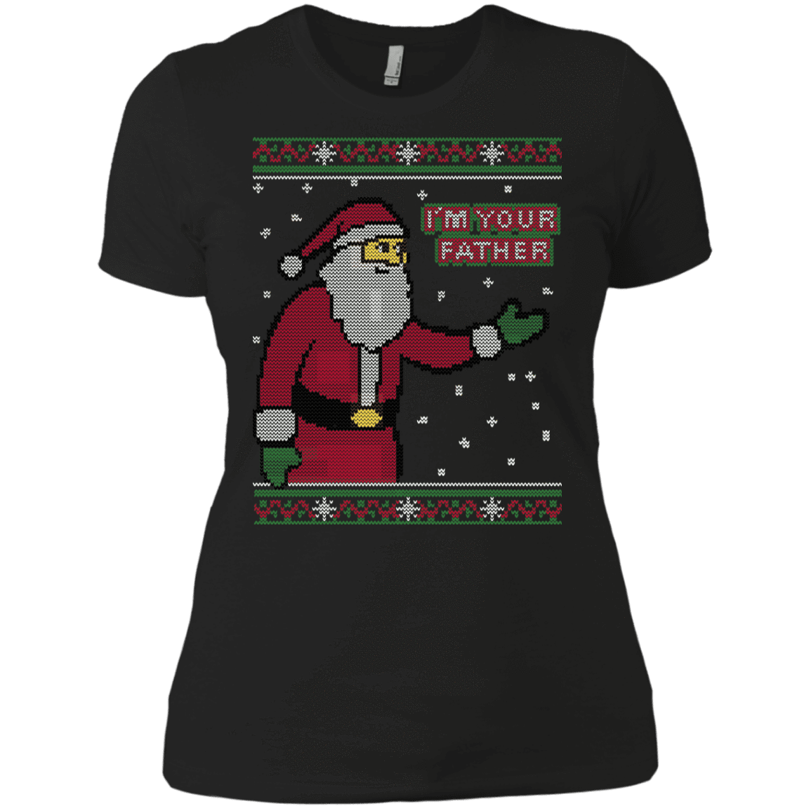 T-Shirts Black / X-Small Spoiler Christmas Sweater Women's Premium T-Shirt