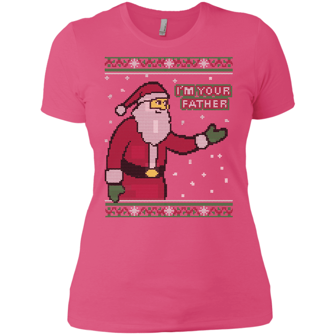 T-Shirts Hot Pink / X-Small Spoiler Christmas Sweater Women's Premium T-Shirt