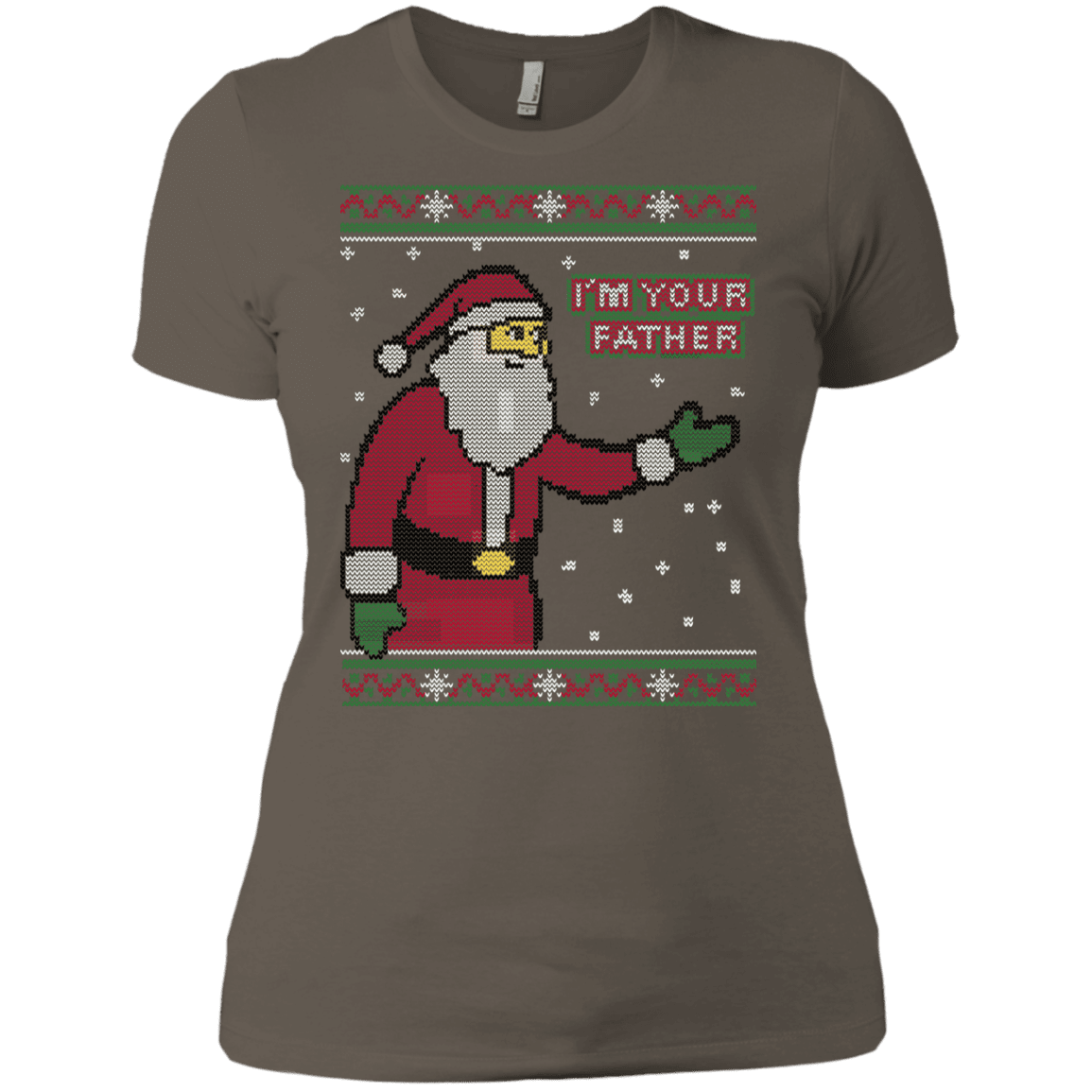 T-Shirts Warm Grey / X-Small Spoiler Christmas Sweater Women's Premium T-Shirt