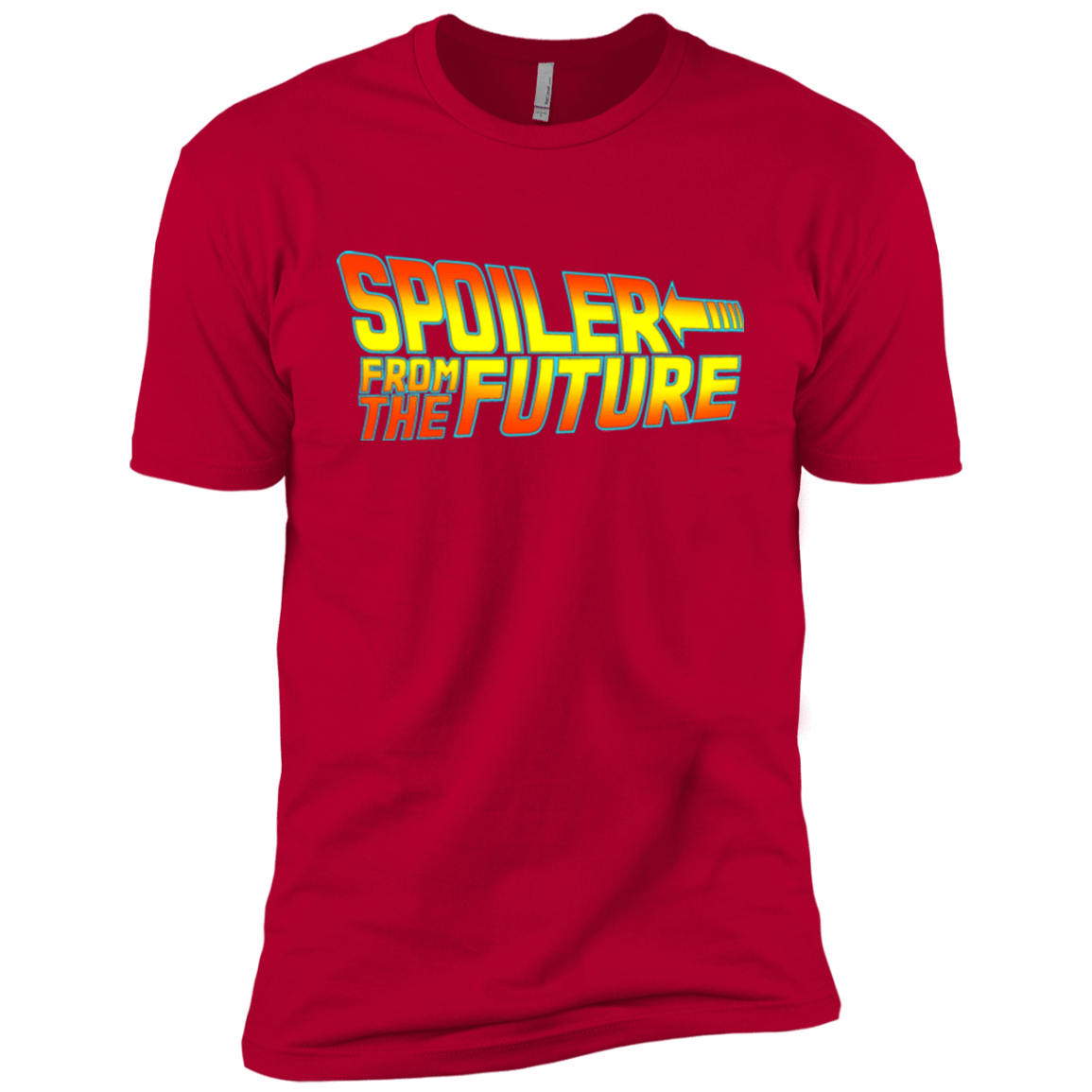 T-Shirts Red / YXS Spoiler from the future Boys Premium T-Shirt