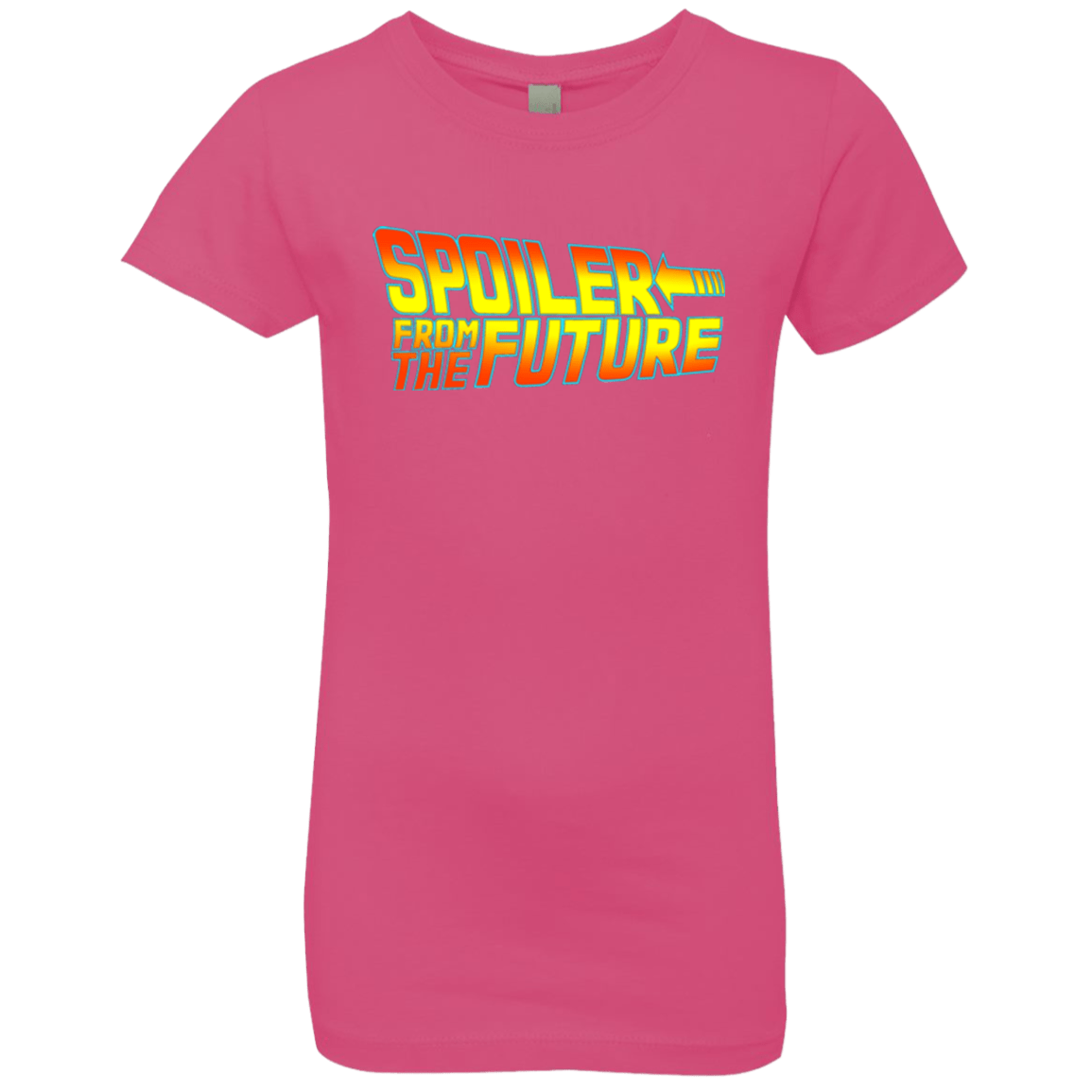 T-Shirts Hot Pink / YXS Spoiler from the future Girls Premium T-Shirt