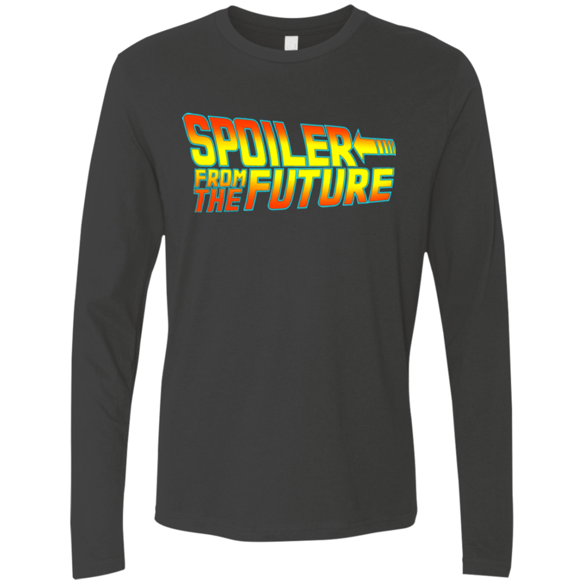 T-Shirts Heavy Metal / Small Spoiler from the future Men's Premium Long Sleeve