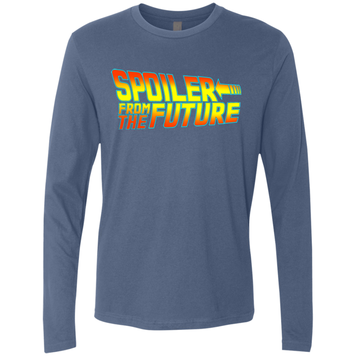 T-Shirts Indigo / Small Spoiler from the future Men's Premium Long Sleeve