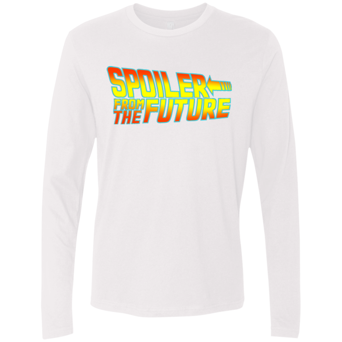 T-Shirts White / Small Spoiler from the future Men's Premium Long Sleeve