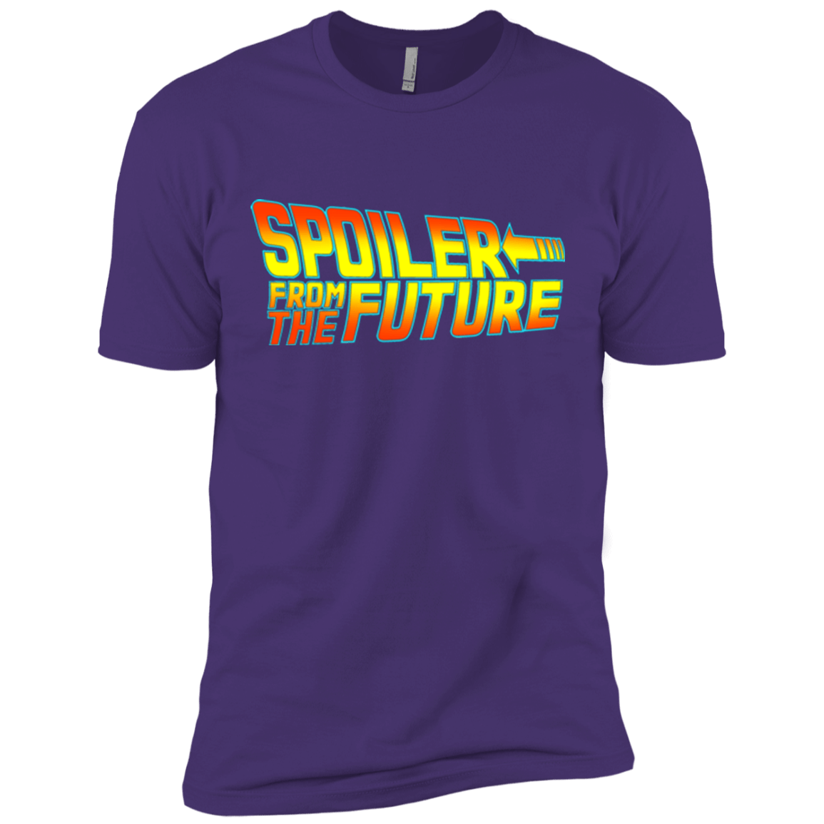 T-Shirts Purple / X-Small Spoiler from the future Men's Premium T-Shirt