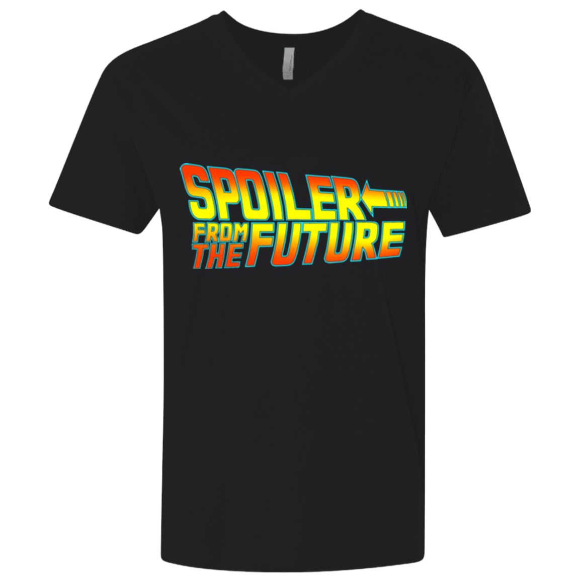 T-Shirts Black / X-Small Spoiler from the future Men's Premium V-Neck