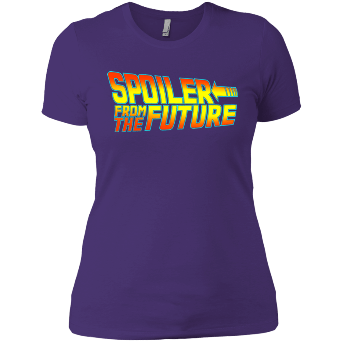 T-Shirts Purple / X-Small Spoiler from the future Women's Premium T-Shirt