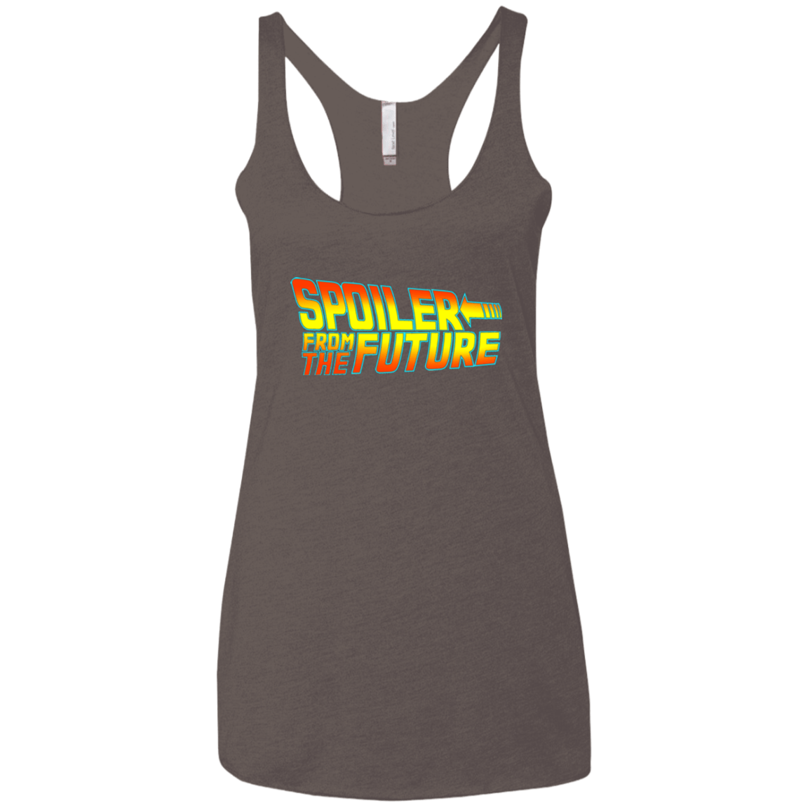 T-Shirts Macchiato / X-Small Spoiler from the future Women's Triblend Racerback Tank