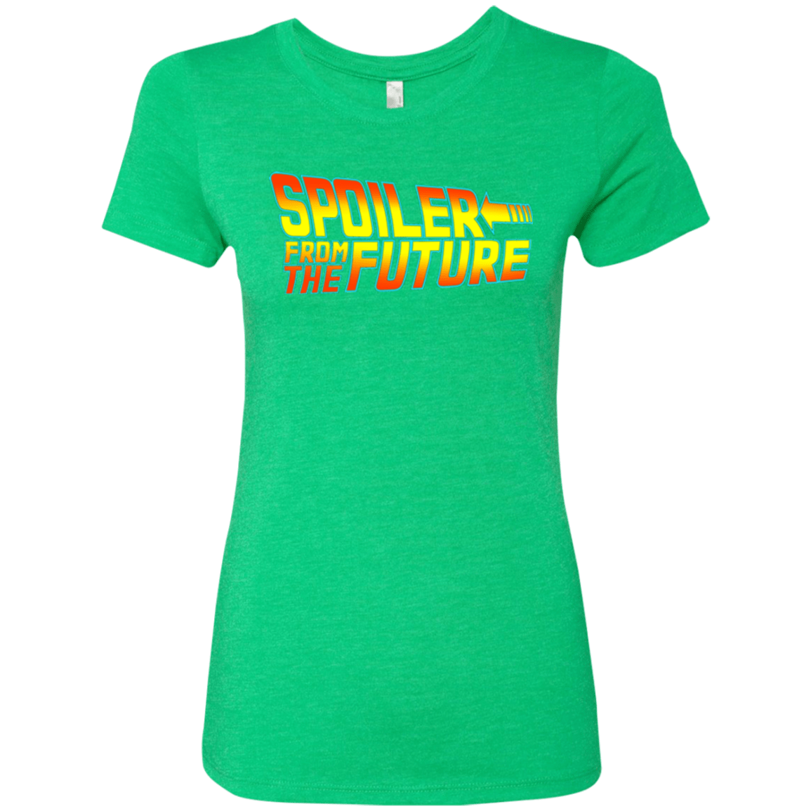 T-Shirts Envy / Small Spoiler from the future Women's Triblend T-Shirt
