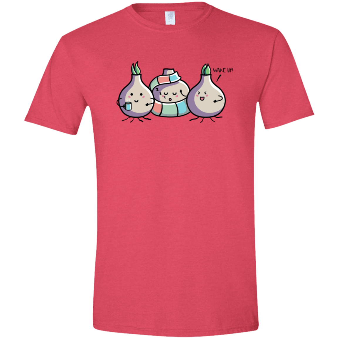 T-Shirts Heather Red / S Spring Bulbs Men's Semi-Fitted Softstyle