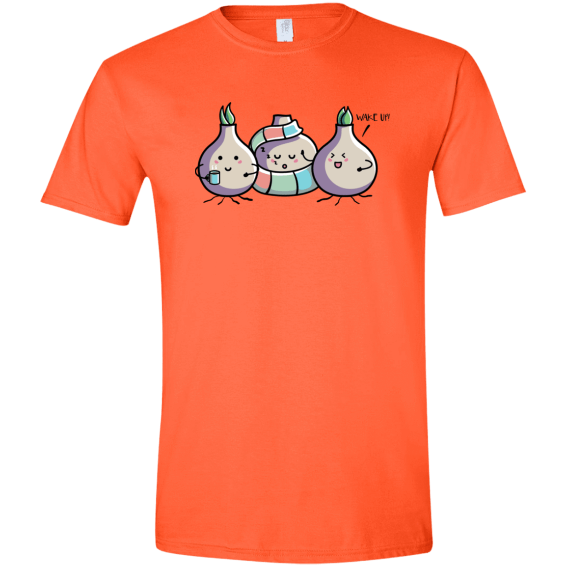 T-Shirts Orange / S Spring Bulbs Men's Semi-Fitted Softstyle